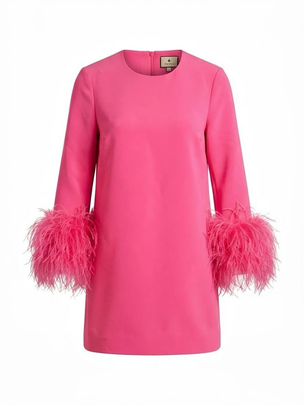 Tuckernuck Hot Pink Feather Jamie Dress Pink Size Small